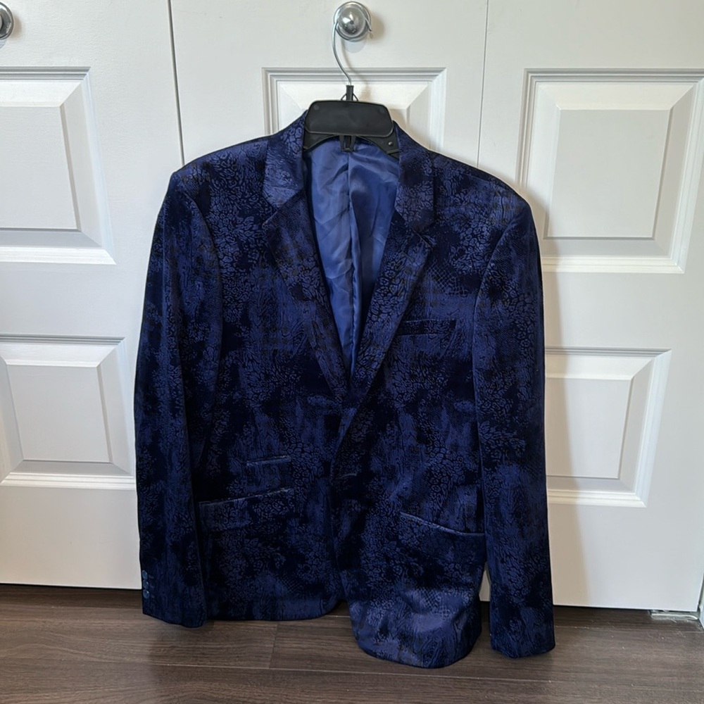 Suslo Couture Blue Suit Top